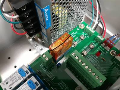 001031: 110 VAC Override Relay Option For Crane Sentry Installed