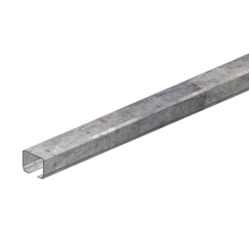 023201-6: Galvanized Steel C Rail - 6 Meter