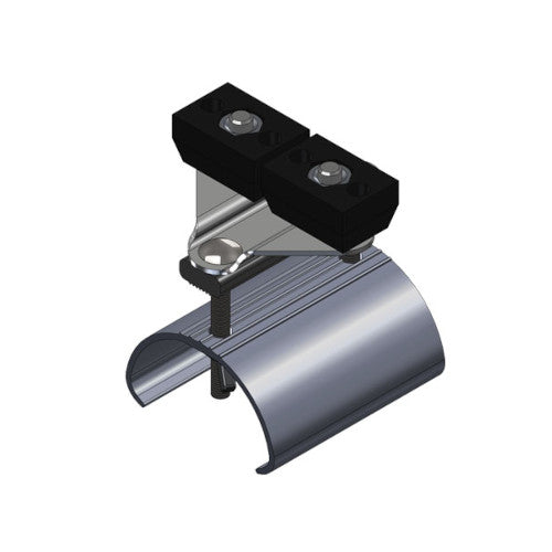 21932: End Clamp w/4" Diameter Saddle