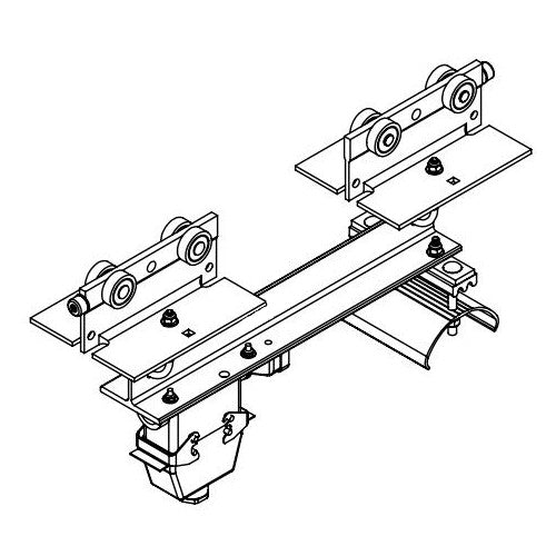 37762: Hvy. C-Track Control Trolley w/ 16 Pin