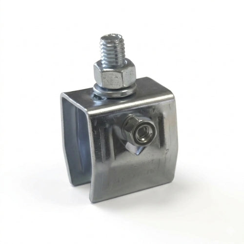 B-100-2FF: Zinc Plated Steel Clamp Hanger with Hardware
