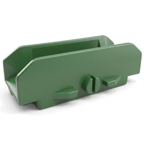 B-40-60-2AA-G: Plastic Shoe Holder - Green for C-40-B3 Contact Shoe