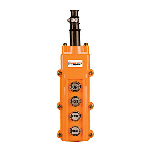 COB62-B: 4-button pendant on-off & up-down legend