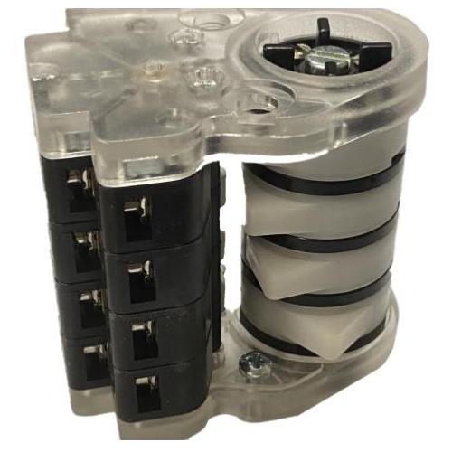 PRFC0020PE: Cam Block With 3 Pointed Cams and 3 PRSL0036XX