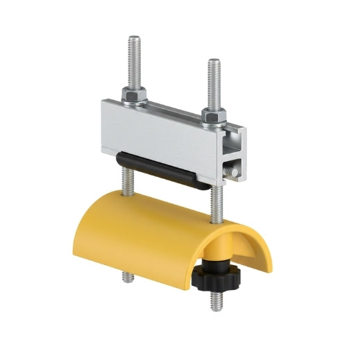 020221-080: End Clamp With Plastic Saddle