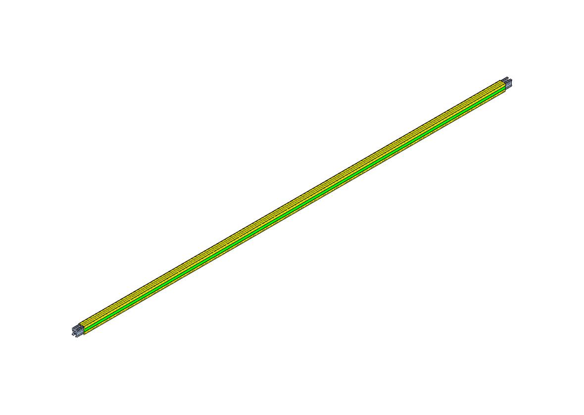 081313-5x11: 500 Amp Aluminum Phase Rail (5m)