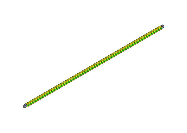 081313-5x11: 500 Amp Aluminum Phase Rail (5m)