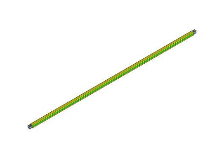 081313-5x12: 500 Amp Aluminum Earth Rail (5m)