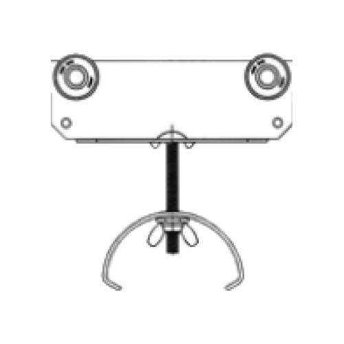 28622: Cable Trolley STD/Duty Square Bar S/S