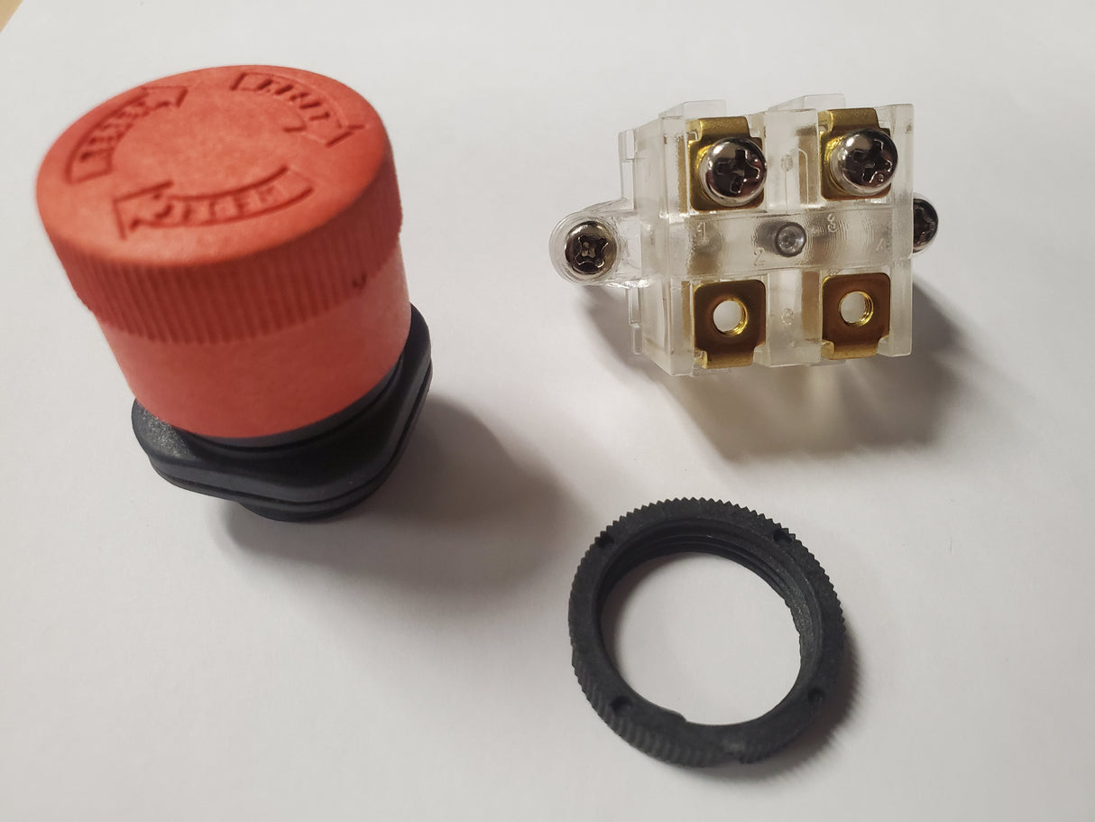 B-B(2b): Emergency Stop With 2 NC Contact Elements