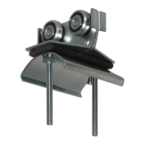 FC-TR2-SS: 3" SS Trolley Assembly SS Wheels 2" dia. Nylon Saddle