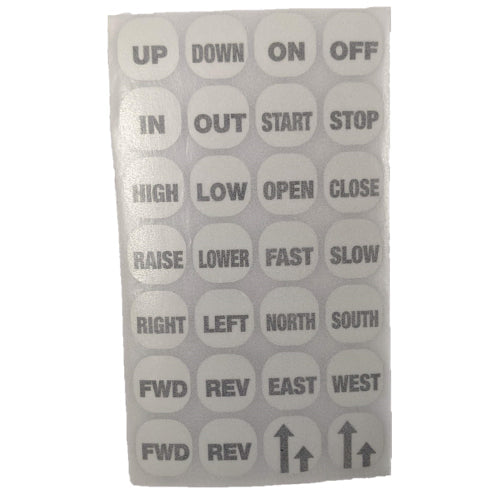 PPS-BC: Legend Plate Inserts for Switch Button Boot (set)