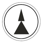 PRTA011MPI: 2 Speed Black Arrow on White Disk