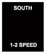 PRTA210lPI: South 2 Speed No Legend