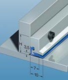 BAS-25: 24mm Unmounted Height 10mm Blade Thickness x 1000mm