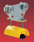 023953: Plastic Trolley With Plastic Rollers 5" Long