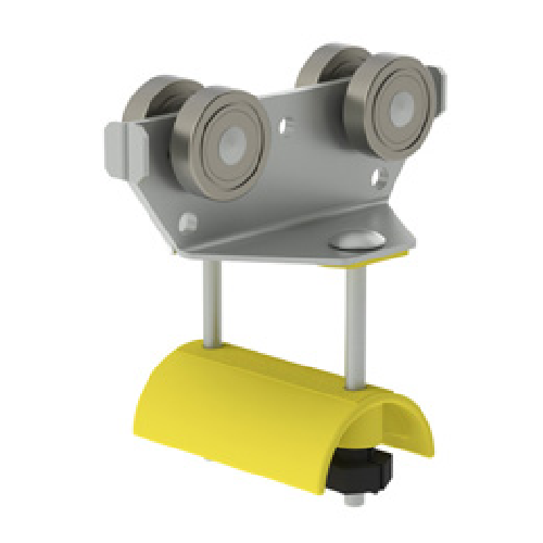 023271: Steel Cable Trolley With Plastic Support For Flat Cable