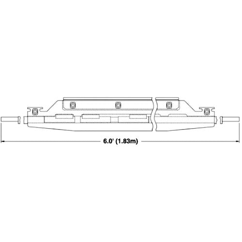 29831: 40 Amp Bolted Splice Take Up Section x 6'
