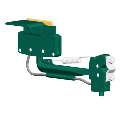 399372: 50 Amp Gound Collector With Left Deflector (Green)