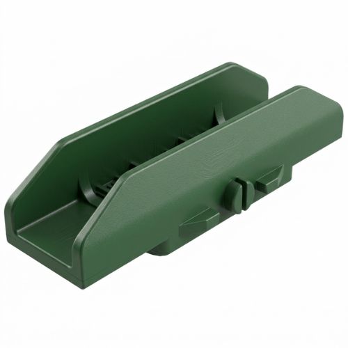 B-100-2AA-G: Plastic Shoe Holder - Green for C-100-B5 Contact Shoe
