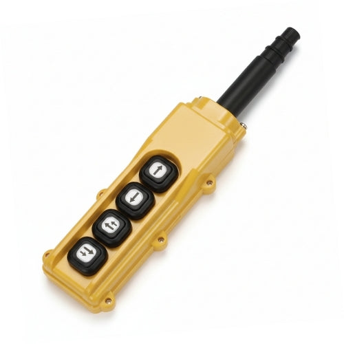 B-82-1: 4 Button Pendant Station.  2 x 1 Speed Contact Elements / 2 x 2 Speed Contact Elements