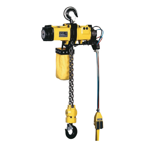 EHL-025TS: 0.25 Ton Air Powered Chain Hoist With 3m Lift (Pendant Control)