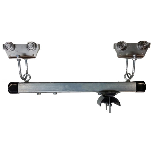 FC-TRC25-SS: Control Trolley Assy. SS Body - SS Wheels & Hdw. 6" dia. Saddle