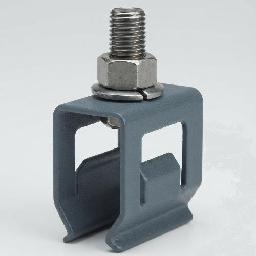 FE-908-2SFE: Epoxy Coated Steel Snap-In Hanger with Hardware
