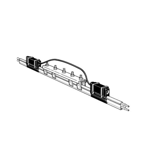 HFE-908-2H10XT: 110 Amp - High Heat Figure Eight Galvanized Steel Expansion Gap With Heater Wire