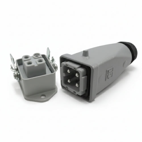 KM03MFU1B1: Complete 3 Pole + Ground Multi Pole Connector 400V 16A