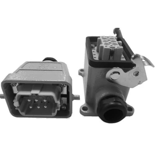 KM06B1C: Surface Mount Through-Hole Base For KM06 Insert With One Lever And Protecive Cover