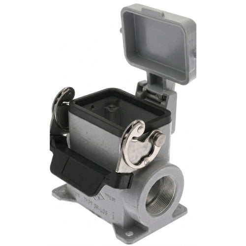 KM06B2C: PG16 Left Side Entry Surface Mount Base For KM06 Insert With One Lever And Protecive Cover