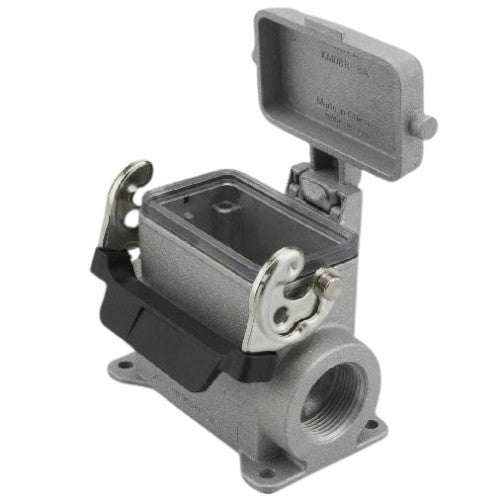KM06B3C: PG16 Dual Side Entry Surface Mount Base For KM06 Insert With One Lever And Protecive Cover