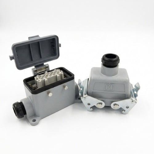 KM10MFU5B6C: Complete 10 Pole + Ground Multi Pole Connector