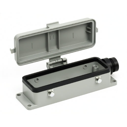 KM24B5C: Surface Mount Through-Hole Base For KM24 Insert With 4 Pegs And Protecive Cover