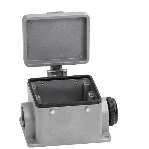 KM32B8C: PG29 Right Side Entry Surface Mount Base For KM32 Insert With 4 Pegs And Protecive Cover