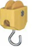 021111: Plastic Cable Trolley With Hook - 3 KG Capacity