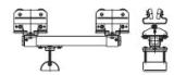 031590-140x70: S3-S6 Control Unit Trolley (70mm Cable Clamp)