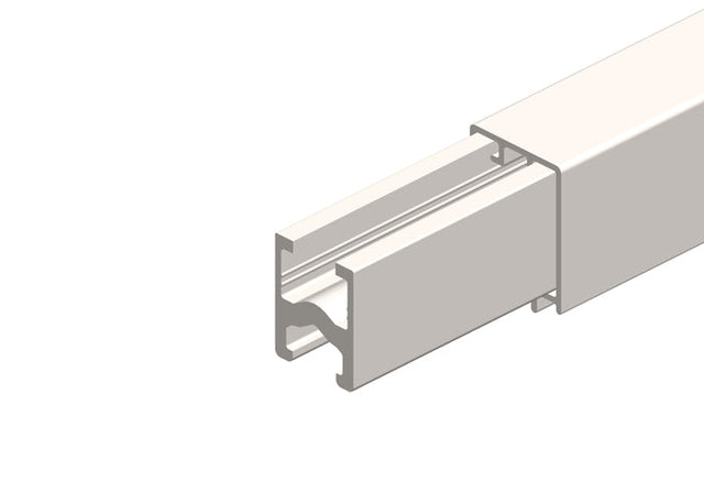 081213-4X21: Aluminium Rail 200A High Temp. Insul. Ph 4m