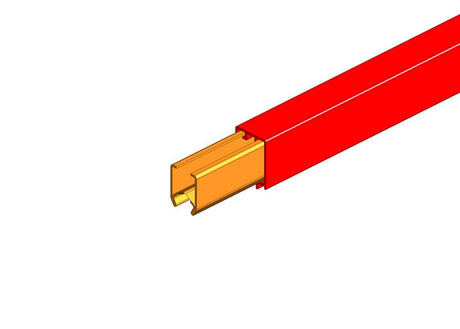 081216-1X11: Copper Rail 400A Standard Insul. Ph 1 m