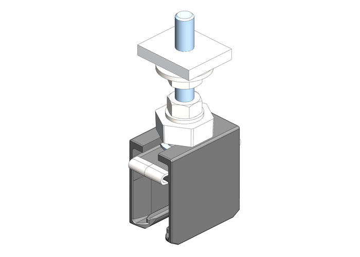 081243-01: Hanger Clamp Galvanized Square Nuts