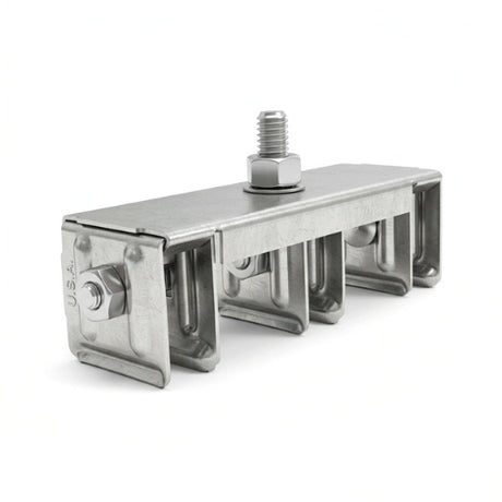 100H3-1: Triple Hanger Clamp for 1.5 Inch Center Staggered Collectors