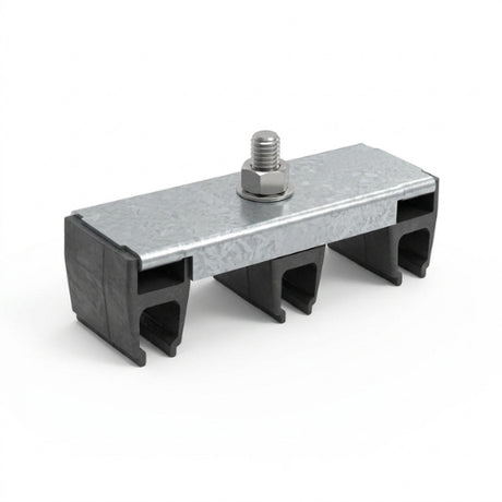 100P3-2: Triple Snap-In Hanger Clamp for 2 Inch Center Collectors