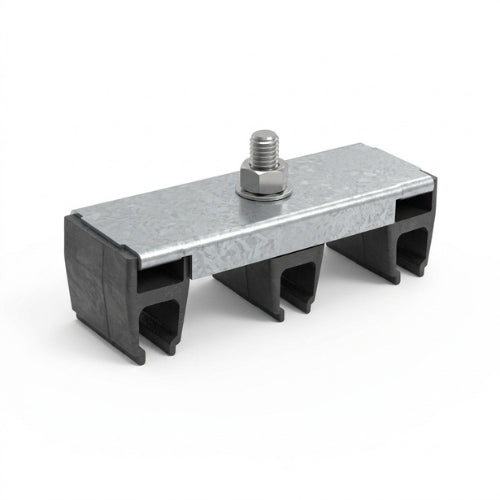 100P3-2: Triple Snap-In Hanger Clamp for 2 Inch Center Collectors