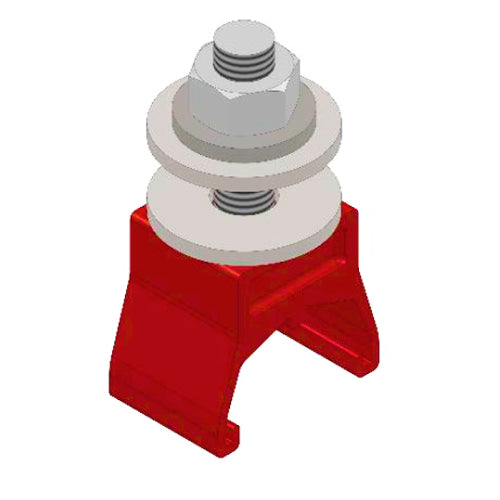 310829: 1 Pole Hanger (Medium Heat Red)