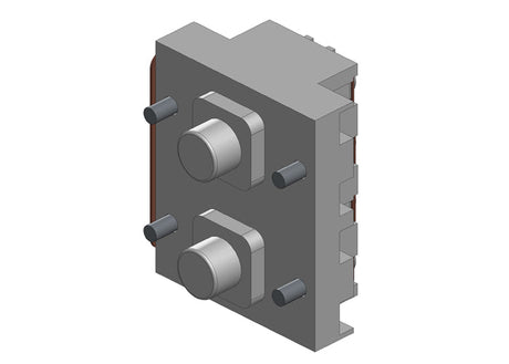 34296: Switch momentary 4-no with interlock (2 speed)