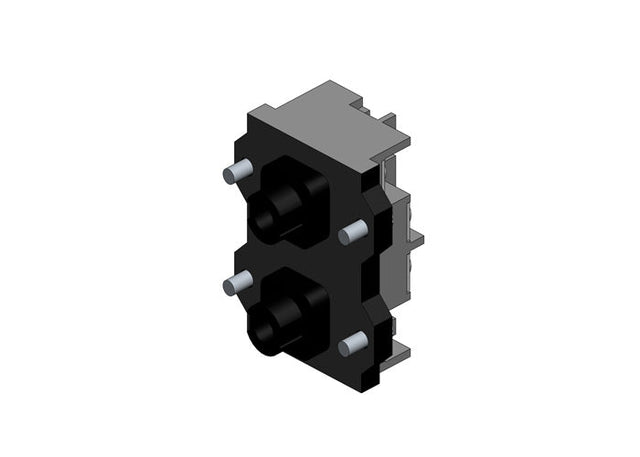 34310: Switch momentary 2-no 2-nc w/o interlock (single speed)