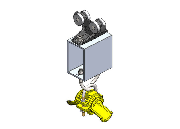 35488: Plastic Tow Trolley For 25mm Round Cable