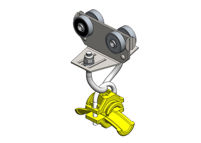 51216: Stainless Steel Intermediate Trolley For 16mm Round Cable