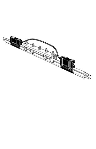 8-758-2H10: 90 Amp - 8-Bar Rolled Galvanized Steel Expansion Gap